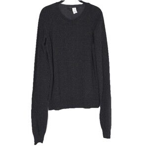 MARC JACOBS Sweater LARGE Black WOOL MERINO WOOL CASHMERE Women’s ITALY MADE